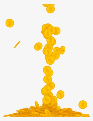 Falling Gold Coins Png Clip Freeuse Download - Coin #355675
