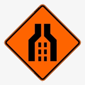 Double Merge Symbol 01 Double Merge Symbol 02 Double - Road Work Sign Cartoon #355922
