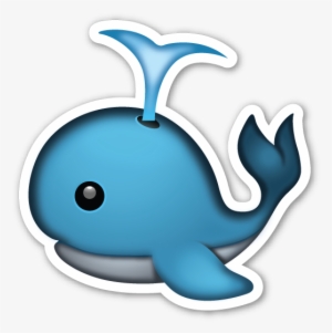 **this Sticker Is The Large 2 Inch Version That Sells - Whale Emoji No Background #356176 **this Sticker Is The Large 2 Inch Version That Sells - Whale Emoji No Background #356176