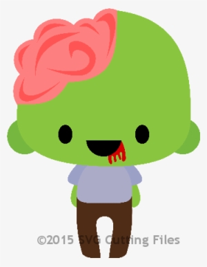 Chibi Clipart Zombie - Chibi Zombie #356431