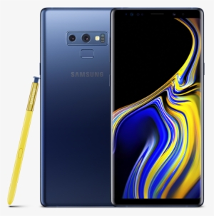 Two Ocean Blue Galaxy Note9s, One Seen From The Rear - Note 9 Price In India #356476