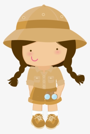 28 Collection Of Safari Hat Clipart Png - Safari Girl Clipart #356540