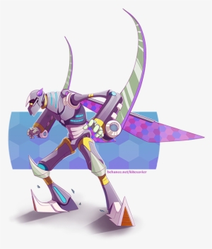 Dark Mantis - Henrique Xavier - Behance - Dark Mantis Mega Man X8 #356821