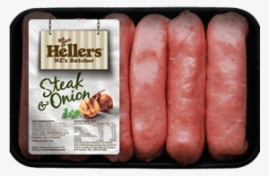Hellers Steak And Onion Sausages - Pork #357266