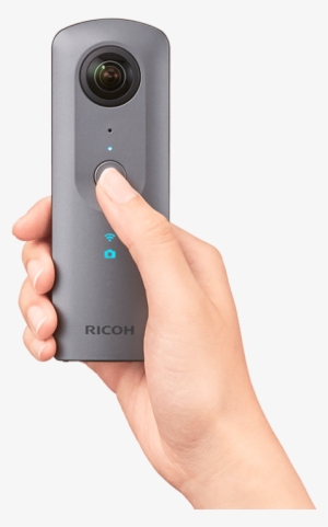 Ricoh Theta In Hand Png - Ricoh Theta V #358431
