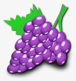 Big Image - Cartoon Grapes Png #358556
