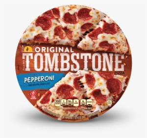 Original Tombstone Pepperoni Pizza - Tombstone Pizza - Free Transparent ...