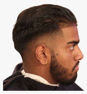 Slicked Back Undercut - Degraded Hair With Beard #359438