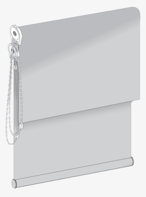 Roller Shade Dual Shade Option - Roller Shades Png #359659