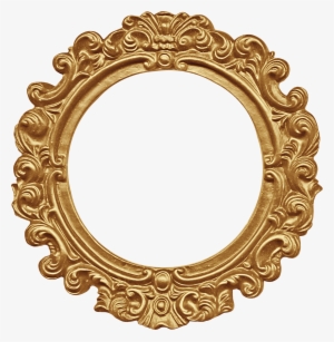 Picture Frame Clip Art - 金色 鏡子 #359855