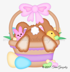 Basket Diving Bunny - Clip Art #359958