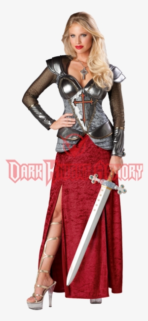 Joan Of Arc Women's Costume - Medieval Knight Costume For Women #3500523