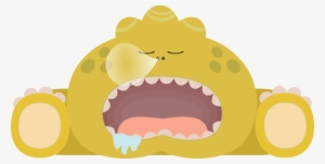 This Free Icons Png Design Of Sleepy Monster #3501617