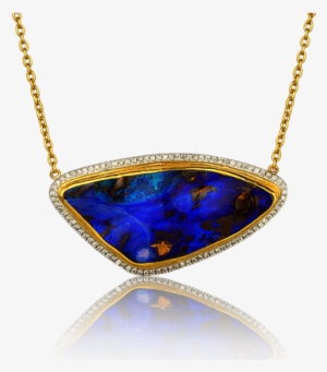 Opal History - گردنبند طرح قلب دو قلو #3501746