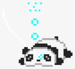Sleepy Panda - Pixel Art Using Graph Paper #3501815