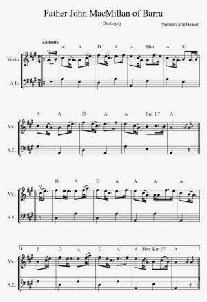 Father John Macmillan Of Barra Sheet Music Composed - Clubbed To Death Piano Partition #3501853