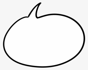 Free Icons Png - Speech Bubble White Round Png #3502011