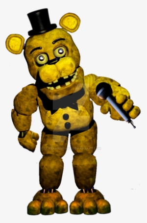 Fredbeargasp - Fnaf 4 Fredbear Minigame - Free Transparent PNG Download ...