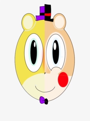 Fnaf Two Sides Face Of Fredbear And Toy Freddy By Ravene20 - Cartoon #3503978