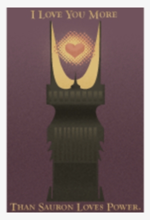 Sauron Blank Love Card - Sauron #3504217
