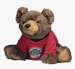 20 Year Anniversary Bear Plush Grizzly Red Hoodie - Anniversary #3506950