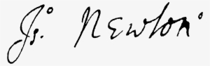 Open - Signature Of Sir Isaac Newton #3508252