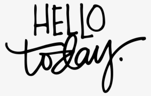 Hello Bloggers And Hey, Happy Monday - Calligraphy #3510021