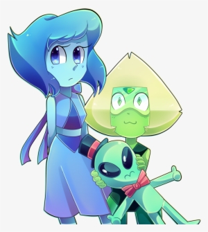 Green Clothing Cartoon Mammal Fictional Character Vertebrate - Lapis And Peridot Cute Steven Universe #3510062