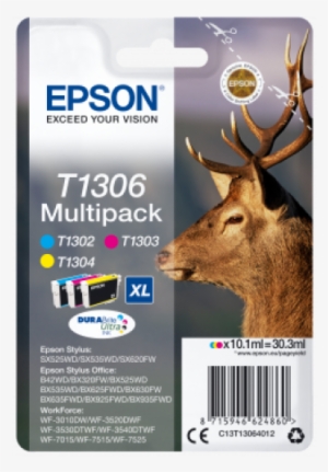 Multipack 3-colours Durabrite Ultra Ink - Epson Durabrite Ultra Multipack T 130 T 1306 #3510418