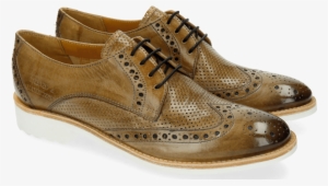 Derby Shoes Amelie 3 Perfo Oxygen Rook D White - Suede #3510765