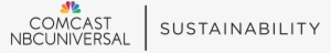 Comcast Nbc Universal Sustainability Logo - Black-and-white #3511135