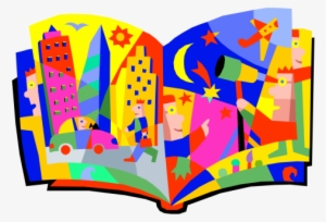 Glow In The Dark Pj Storytime - Storybook Clipart Png #3511550