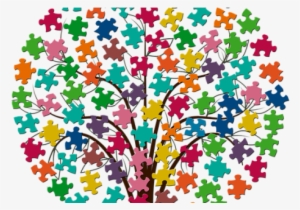 Families Of Children Ages 12 Under Are Invited To Check - Tree With Puzzle Pieces As Leaves #3511870