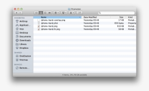This Allows To Have 1 Background Image And A Glossy - Mac Lion Finder #3512104