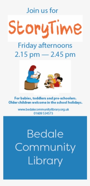 It's Story Time For The Little Ones Every Friday - Library #3512152