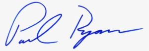File - Ryan-signature - Paul Ryan Signature #3512274