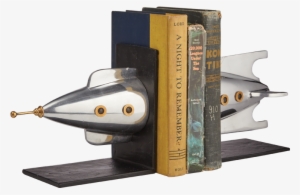Rocket Bookends Aluminum - Pendulux Rocket Bookends (set Of 2) #3513349