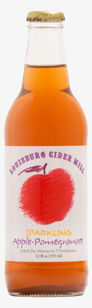 Louisburg Cider Mill 12oz Bottle Of Sparkling Apple-pomegranate - Cider Non Alcoholic Apple #3513962