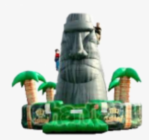 Tiki Island Rock Wall - Tiki Island Inflatable Climbing Wall #3514880