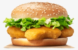 Nugget Burger - Burger King Chicken Nugget Burger #3515522