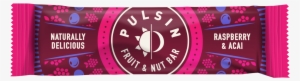 Raspberry & Açai Fruit & Nut Bar - Pulsin Peanut Choc Chip Raw Choc Brow 50g #3515656