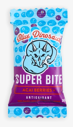 Acai Berries 18 Bites - Blue Dinosaur Super Bite Himalayan Choc Plus 30g #3515681