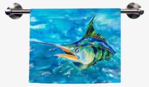 Live Free Splash The Marlin Glass Cutting Board #3516052