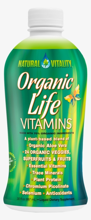 Organic Life Vitamins - Natural Vitality Organic Life Vitamins - 30 Fl Oz #3516790