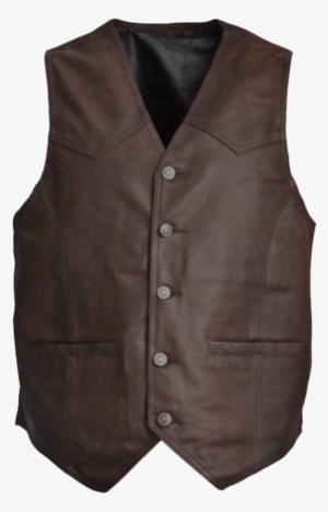 Leather Vest Herbert Lamb-leather Brown Nappa - Nappa Leather #3518080