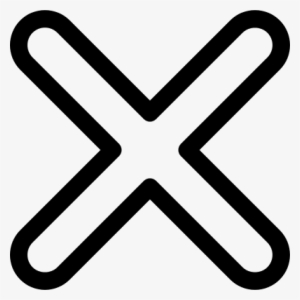 Cross Mark Outline Vector - Nyame Nnwu Na Mawu Symbol #3518265 Cross Mark Outline Vector - Nyame Nnwu Na Mawu Symbol #3518265