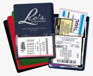 Picture Of Branded Lottery Ticket/coupon Holder - Lottery #3518609