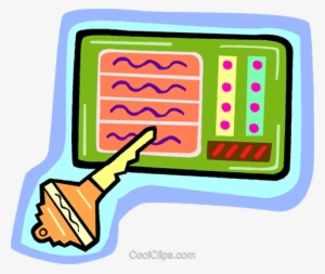 Lottery Ticket Royalty Free Vector Clip Art Illustration - Illustration #3518656