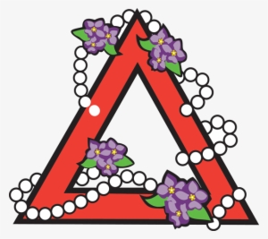 Violet Clipart Delta Sigma Theta - Delta Sigma Theta Violet #3518874