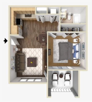 Dogwood Apartment Floor Plan - Floor Plan #3519298